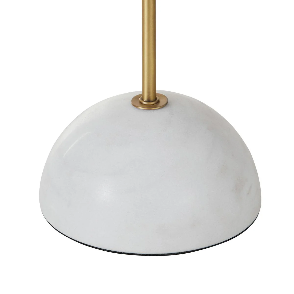 Amalfi Atticus Table Lamp Brass & White 20x29x48cm - Image 5
