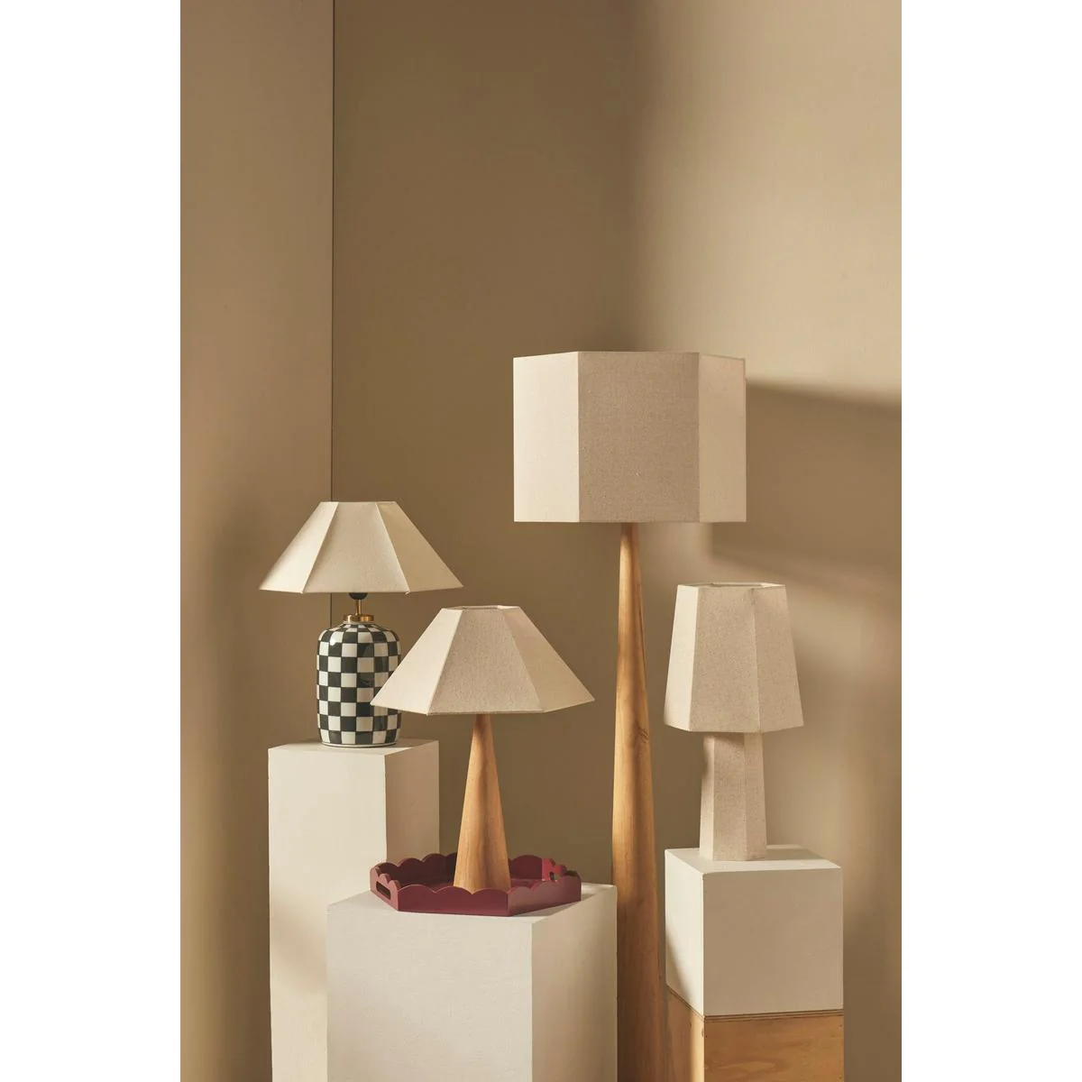Amalfi Blaire Table Lamp Natural 25x25x49cm - Image 7