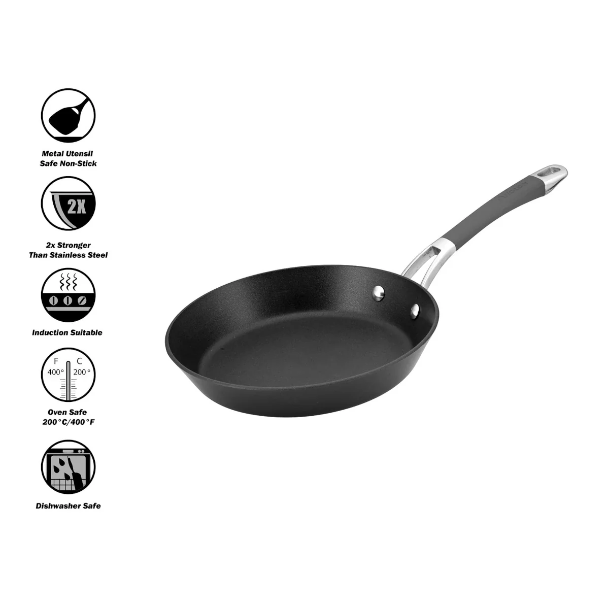 Anolon Endurance+ Nonstick Induction Open French Skillet 34cm - Image 3