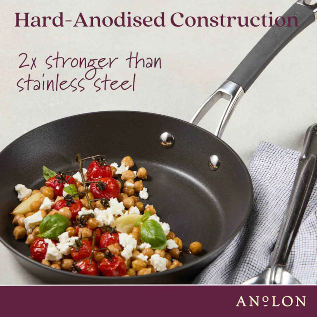Anolon Endurance+ Skillet and Sautéuse Set - Image 10
