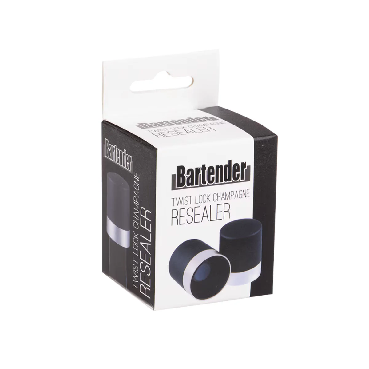 Bartender Twist-Lock Champagne Resealer - Silver - Image 3