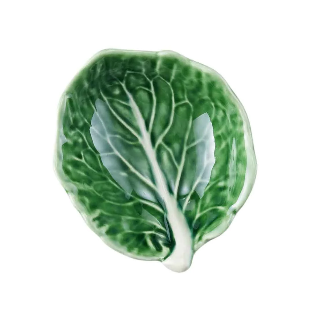 Bordallo Pinheiro Cabbage Salt Bowl Green 9cm - Image 2