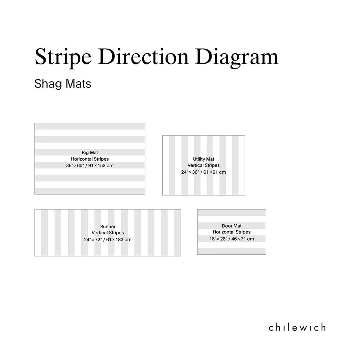 Chilewich Utility Mat Skinny Stripe Birch 61x91cm - Image 10