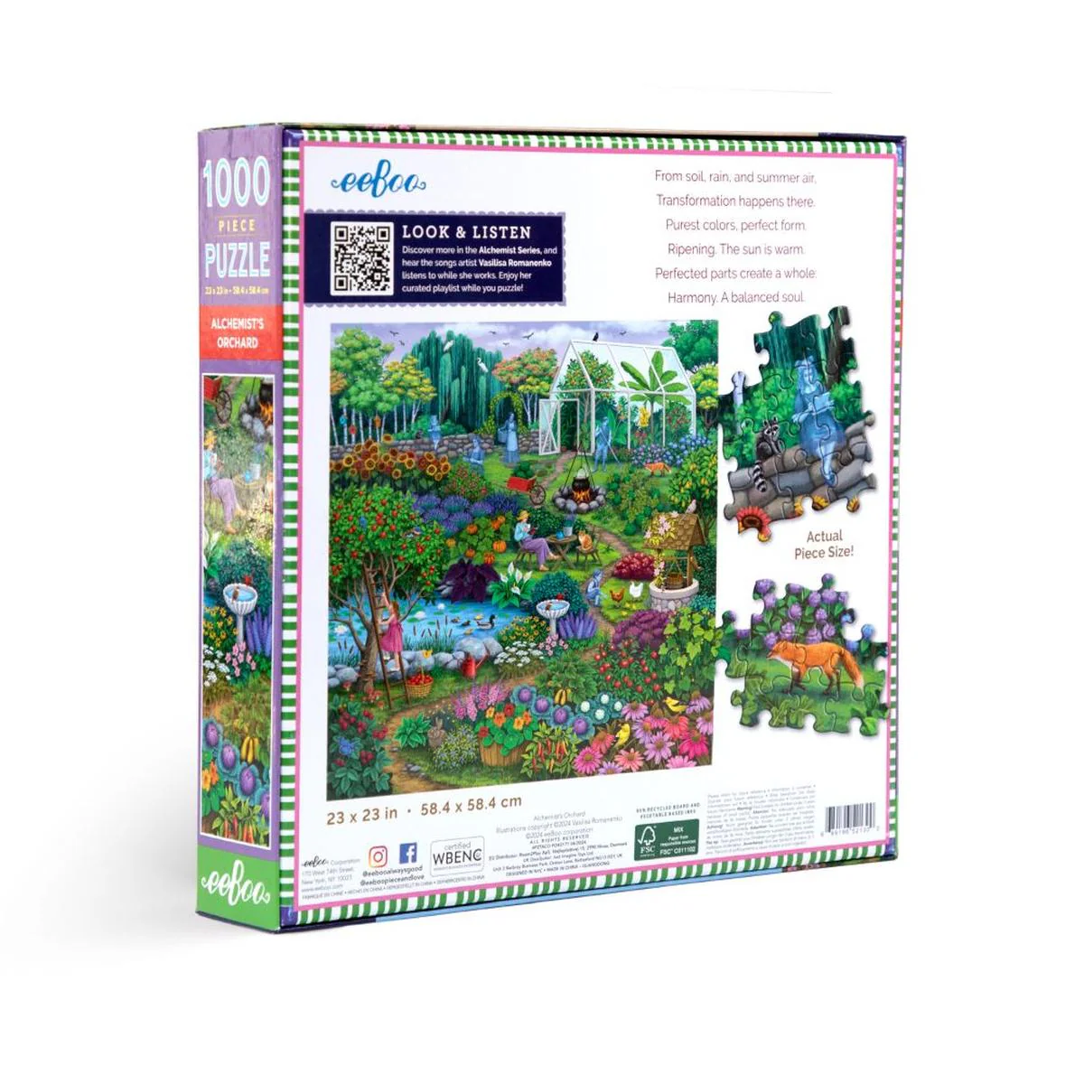 eeBoo Alchemist Orchard Puzzle 1000 Piece - Image 2