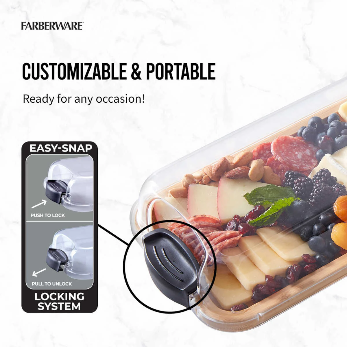 Farberware Build-a-Board Platter 56 x 17cm - Image 4