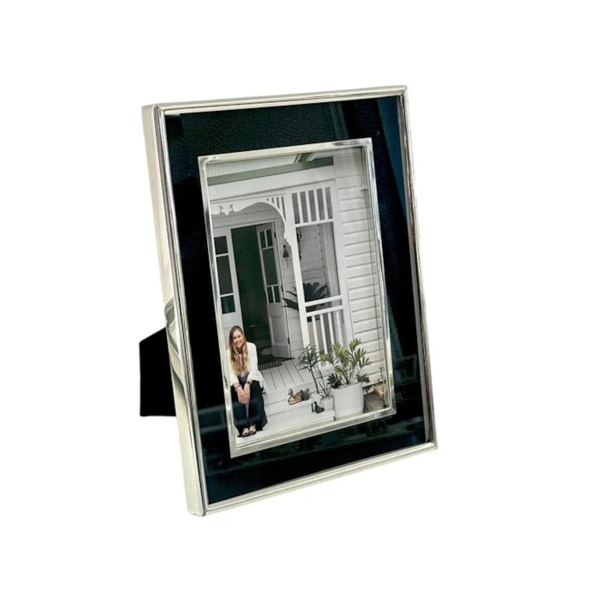 Flair Gifts and Home Plated Frame Black/Silver 10 x 15 cm - Image 4