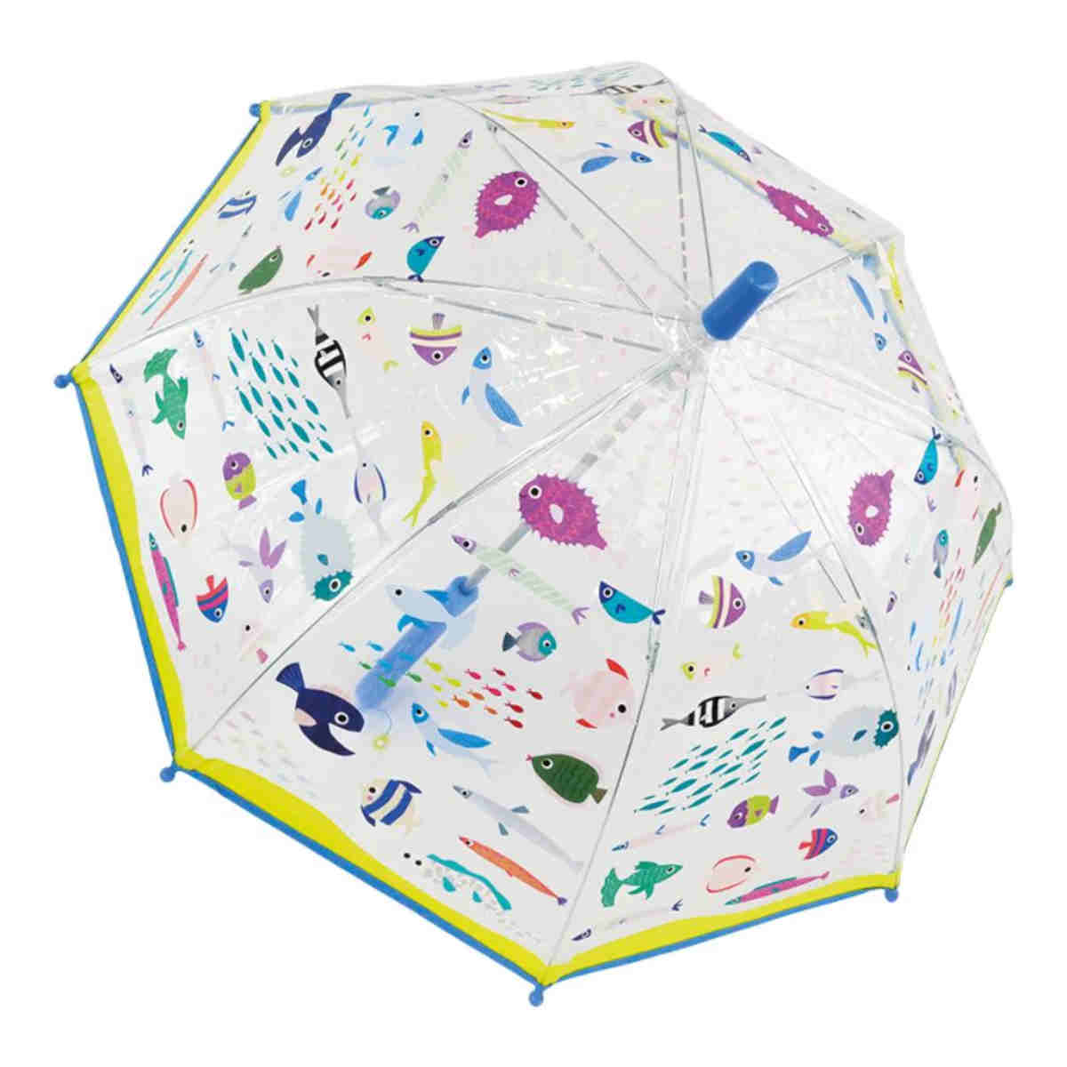 Bo Bangles Floss & Rock Colour Changing Umbrella Ocean Transparent - Image 3