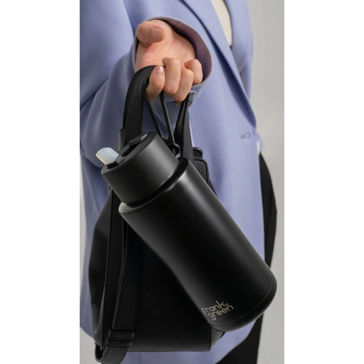Frank Green Bottle with Flip Lid Midnight 1L - Image 2