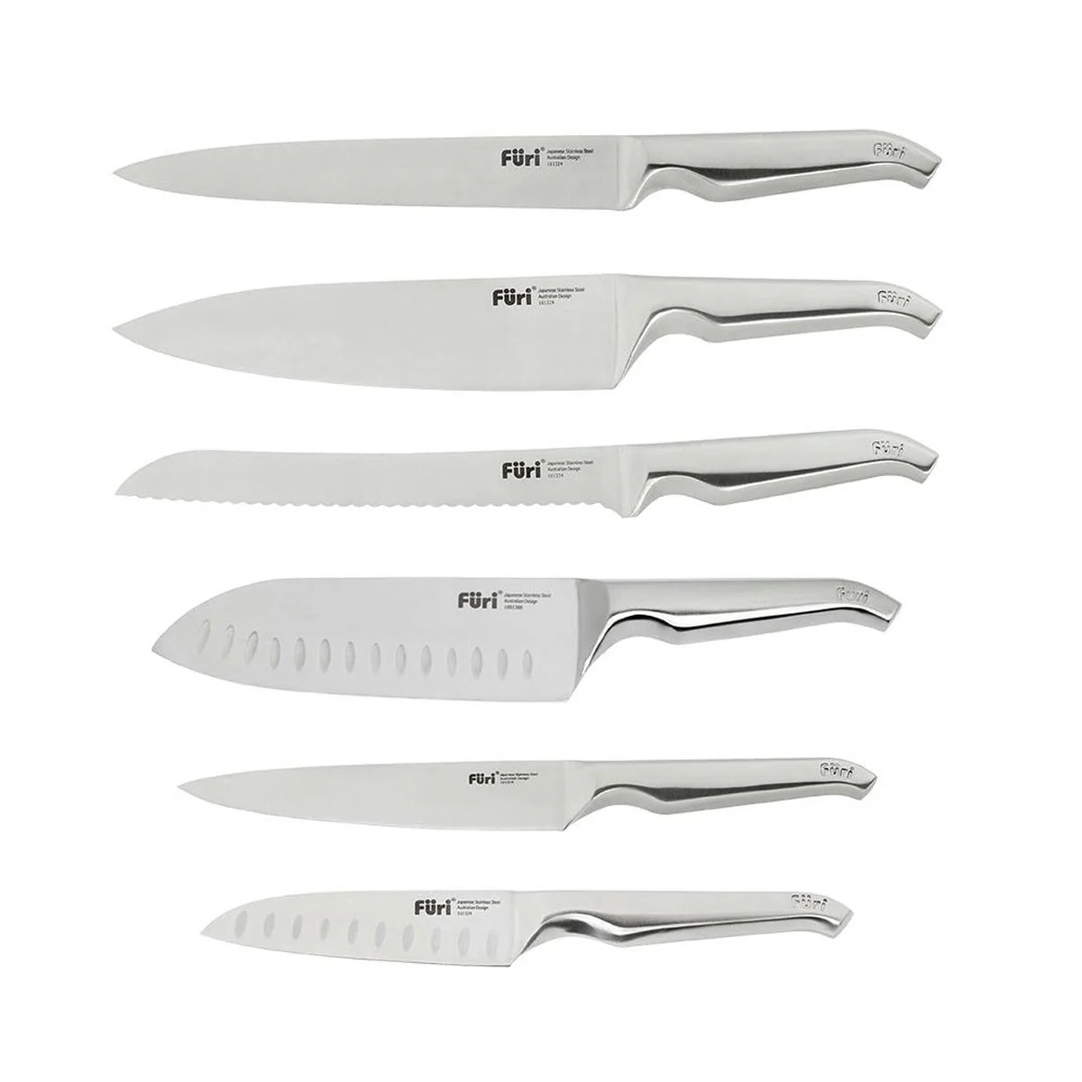 Furi Pro Capsule Knife Block Set 7 Piece - Image 4