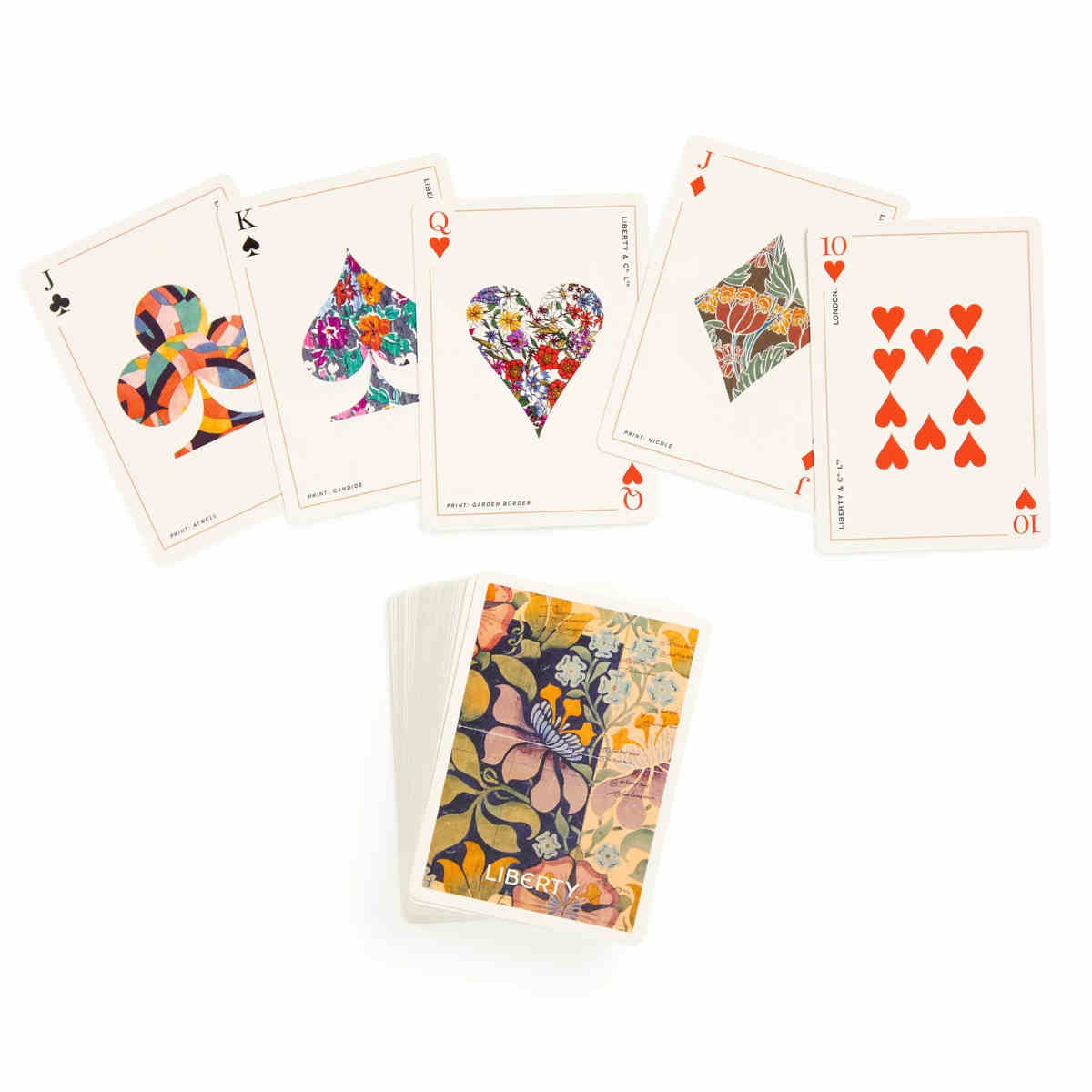Galison Liberty Archive Playing Card Deck Multi-Coloured - Image 5