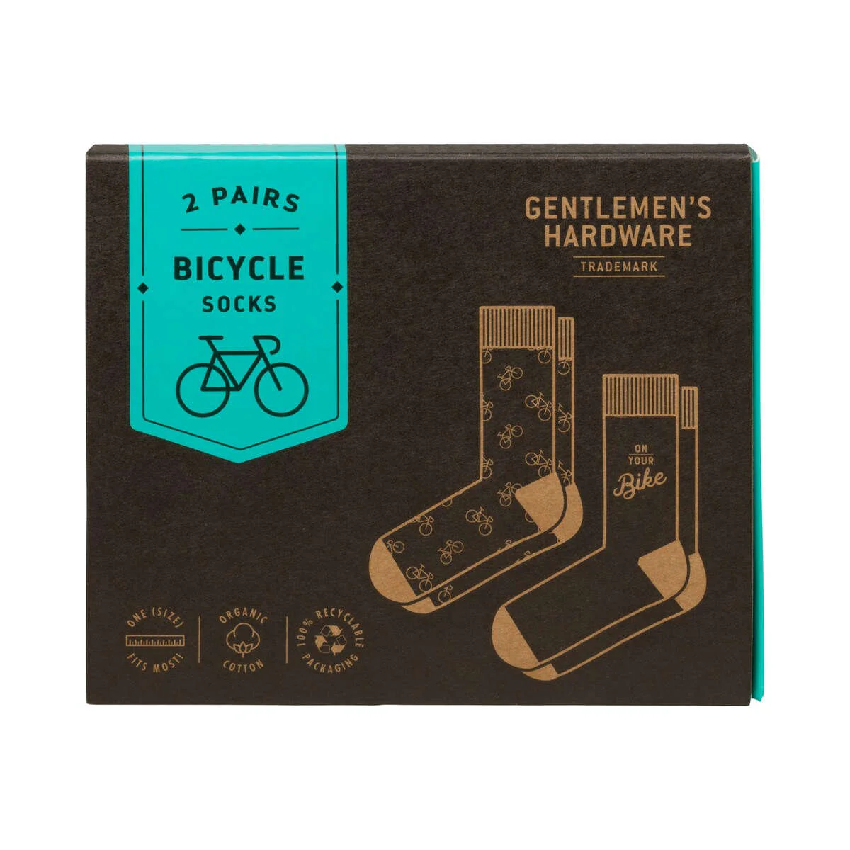 Gentlemen's Hardware Bicycle Socks Pair of 2 - Image 2