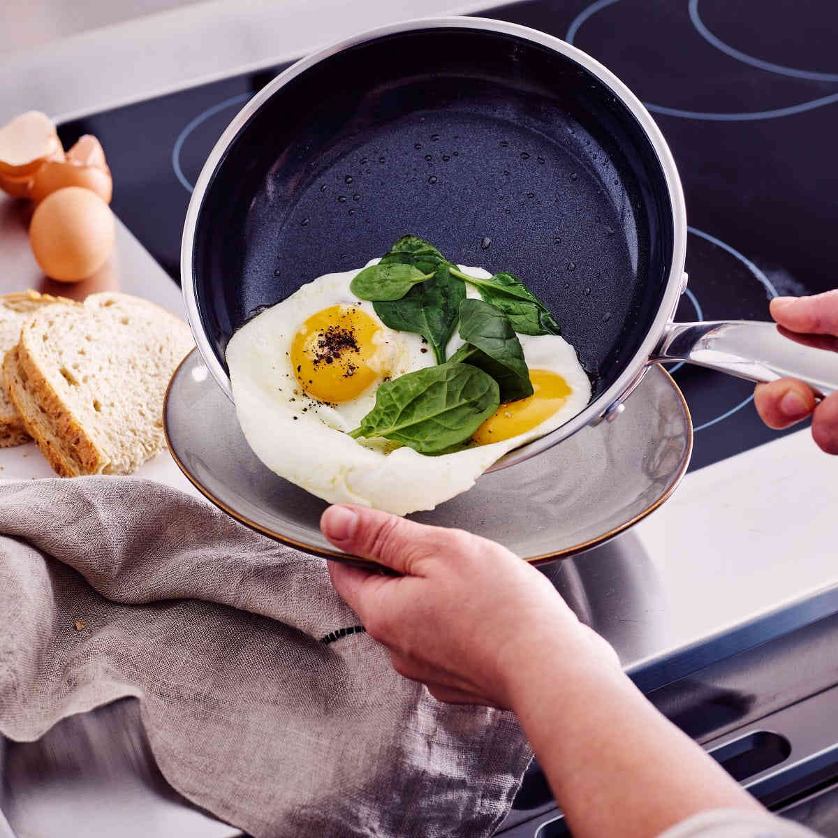 GreenPan Premiere Frypan 24cm - Image 4