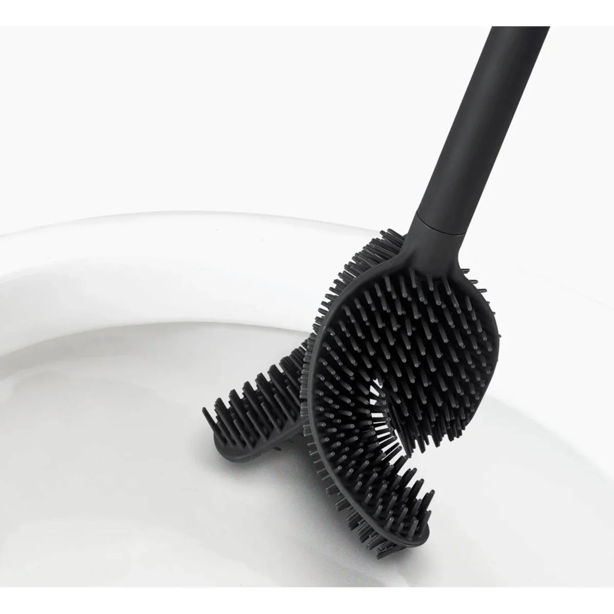Joseph Joseph Flex™ 360 Lite Matt Black Toilet Brush - Image 3