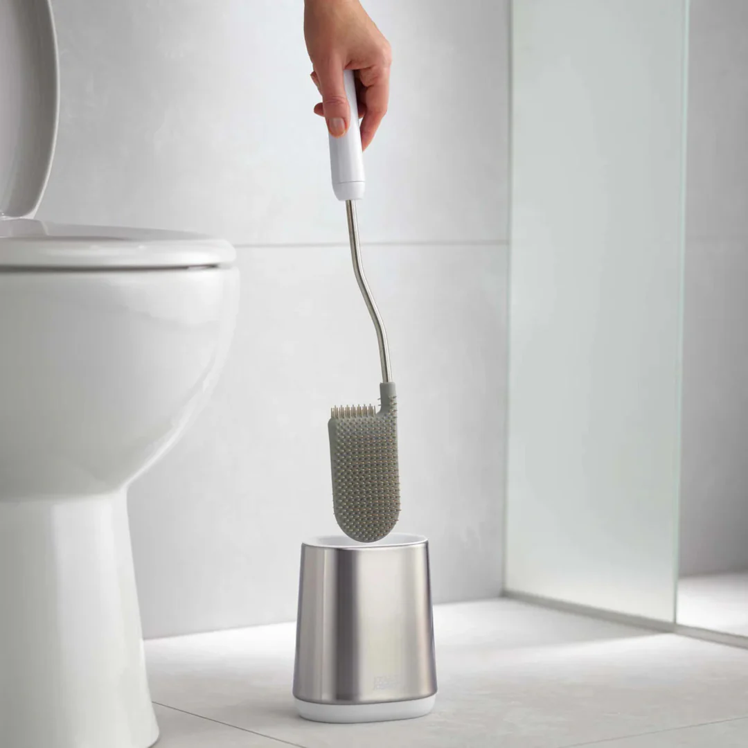 Joseph Joseph Flex Lite Toilet Brush Stainless Steel - Image 2
