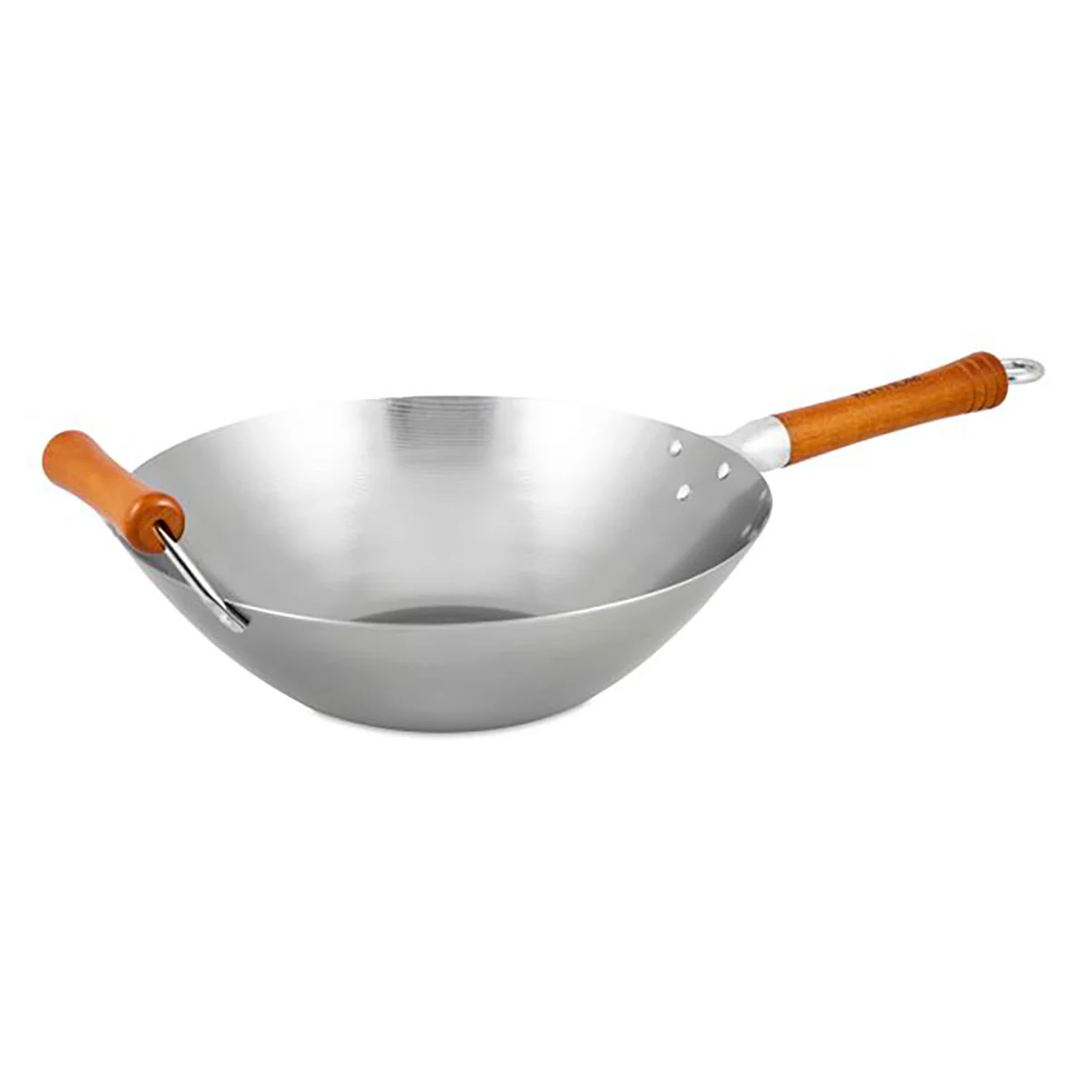 Ken Hom Carbon Steel Wok 32cm - Image 3
