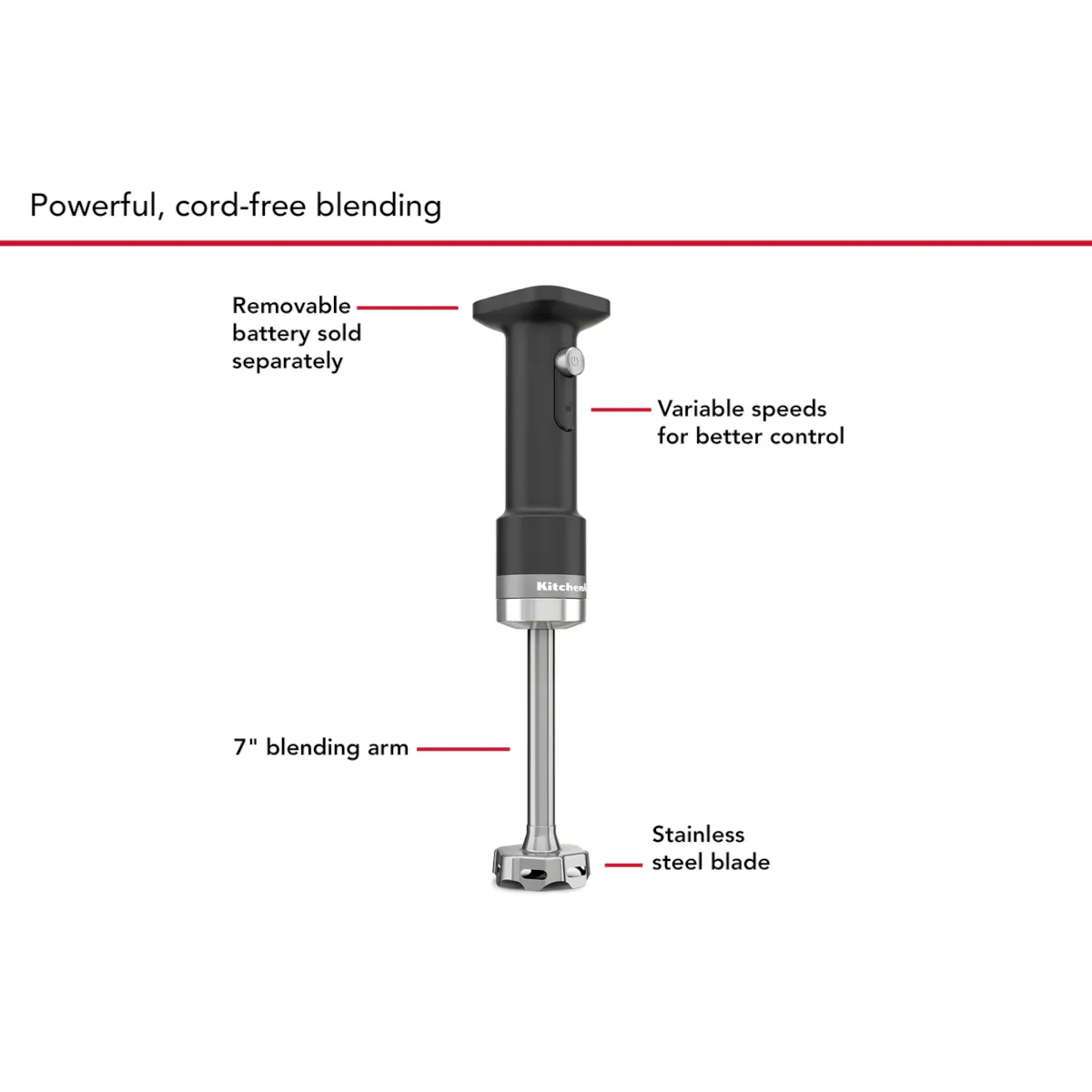 KitchenAid Go Cordless Hand Blender - Image 3