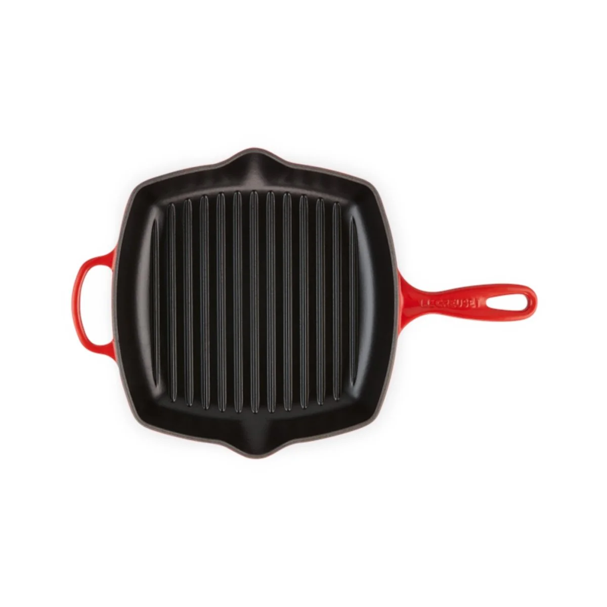 Le Creuset Signature Cast Iron Square Grillit Cerise 26cm - Image 4