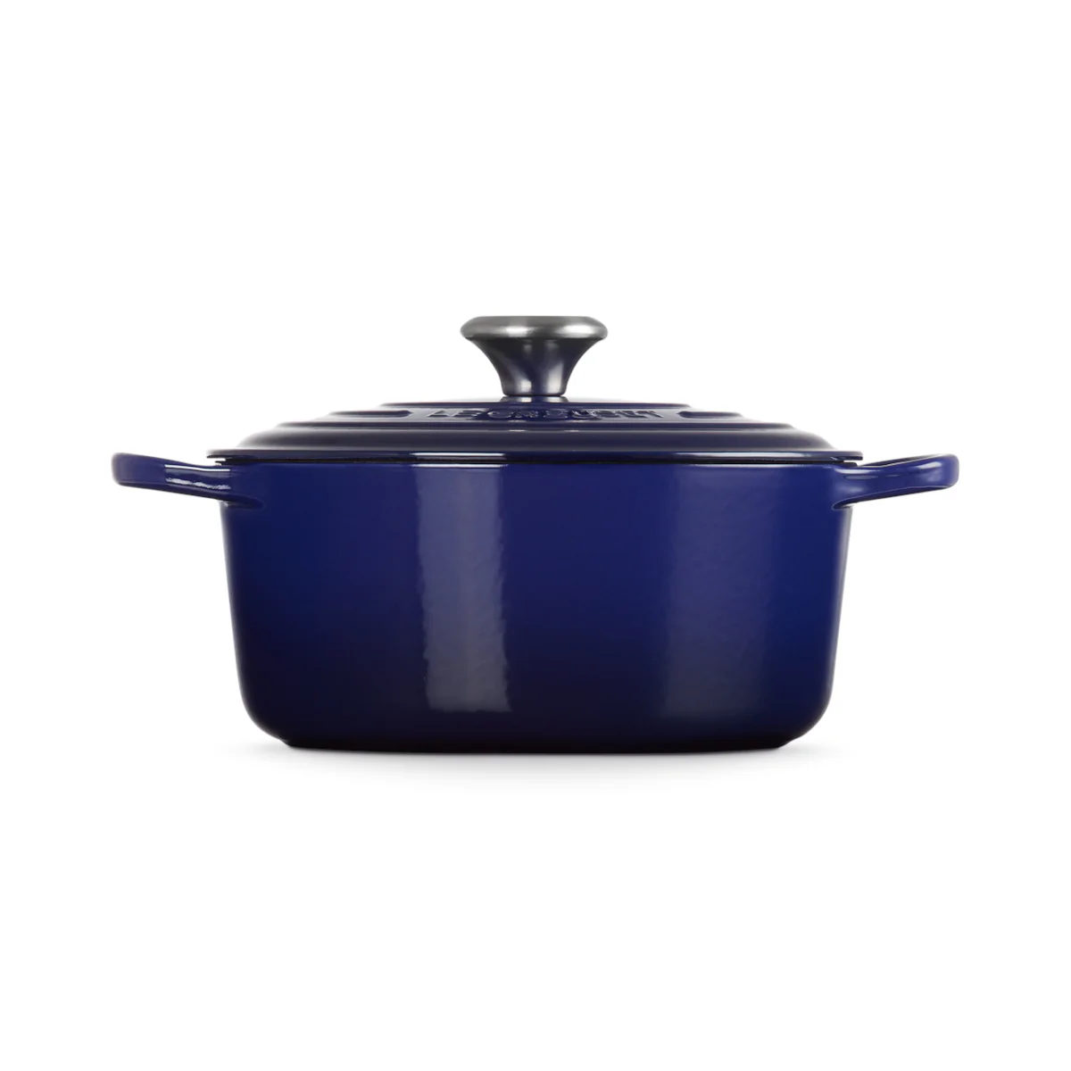 Le Creuset Signature Round Casserole Indigo 24cm - Image 3