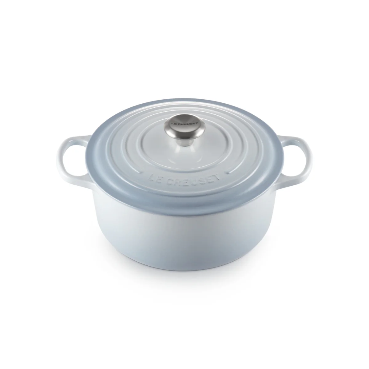Le Creuset Signature Round French Oven Coastal Blue 26cm - Image 2