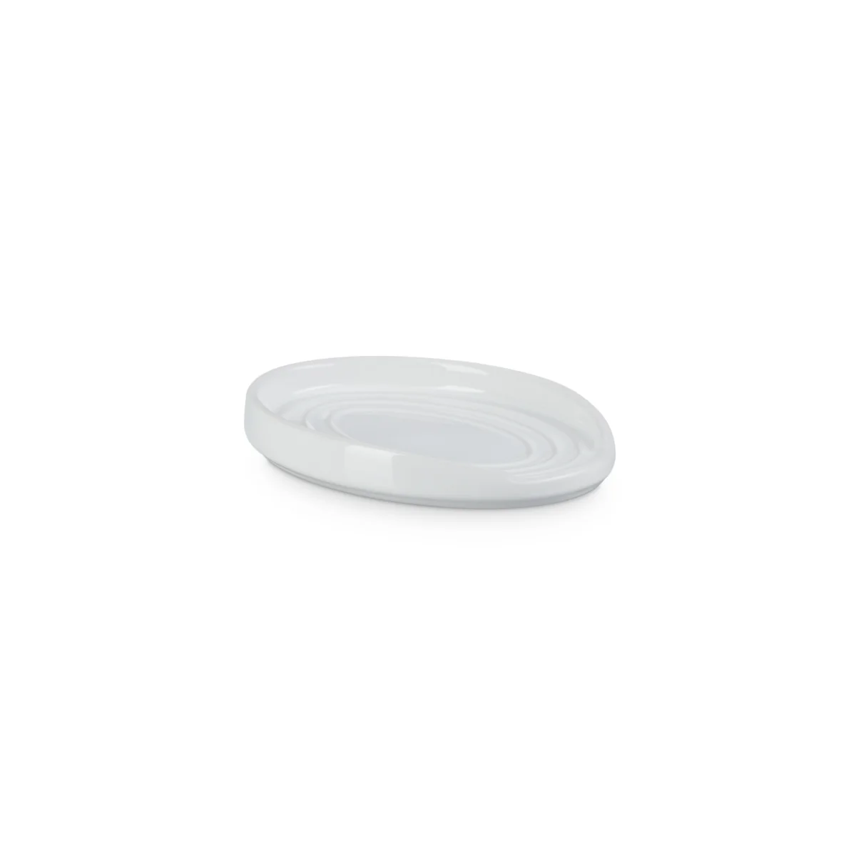 Le Creuset Stoneware Oval Spoon Rest White - Image 5