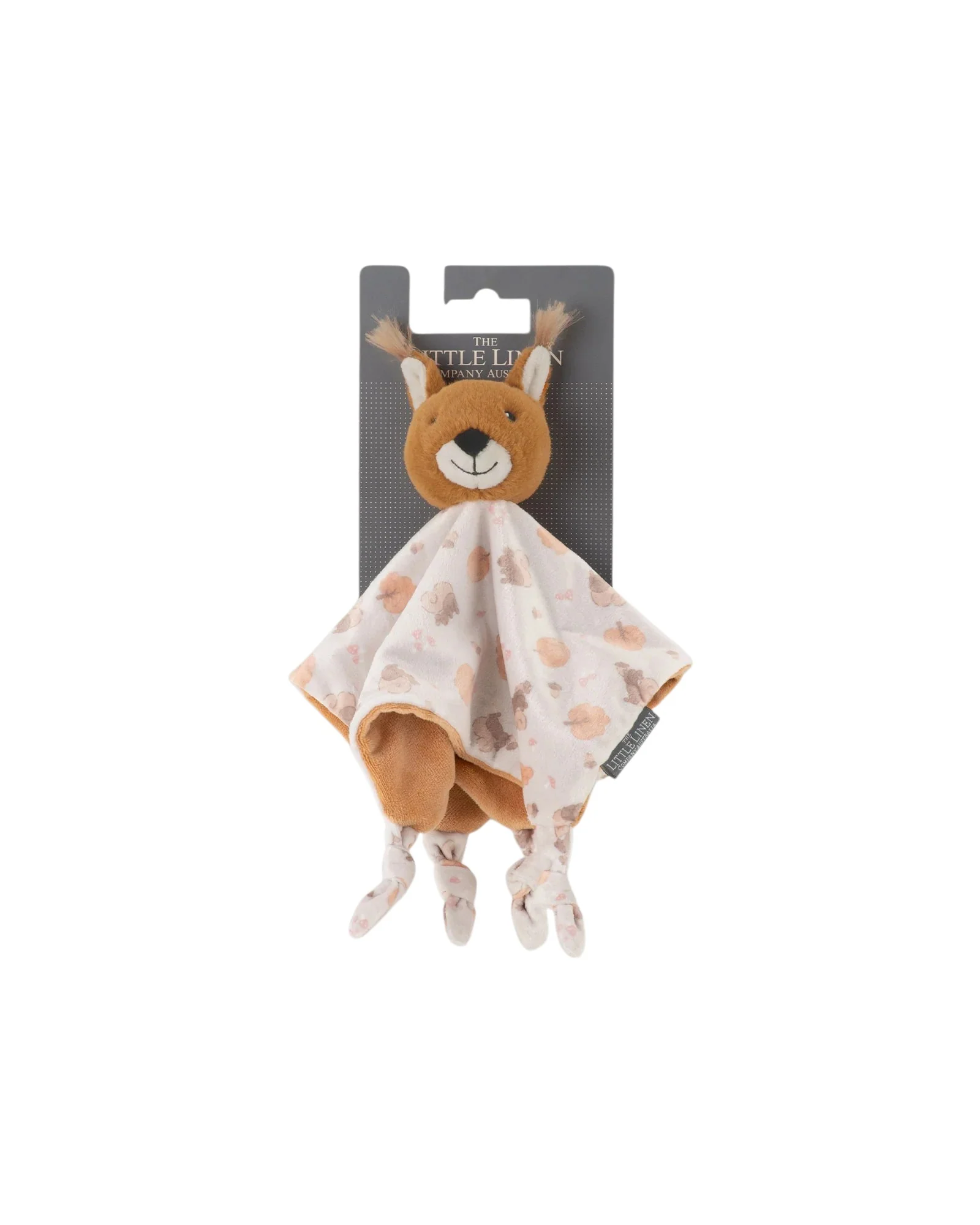 The Little Linen Co Baby Lovie/Comforter Bushland Squirrel - Image 3