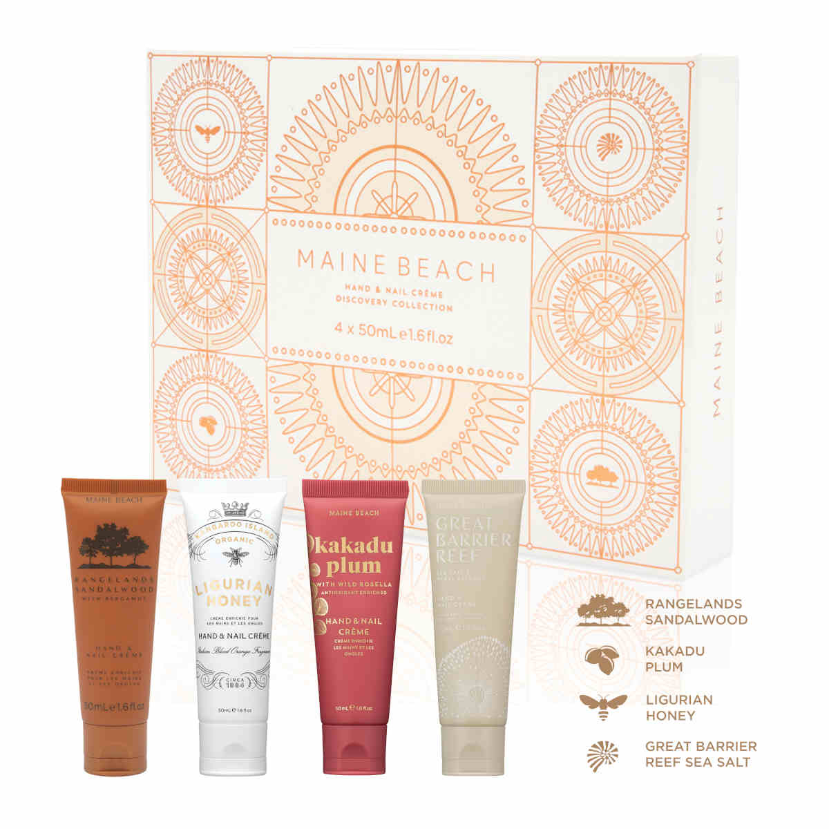 Main Beach Hand & Nail Crème Discovery Collection 4x50ml - Image 3