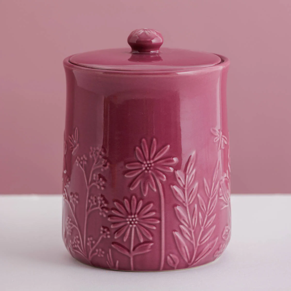 Mason Cash In The Meadow Storage Jar Purple 18 x 13cm - Image 3