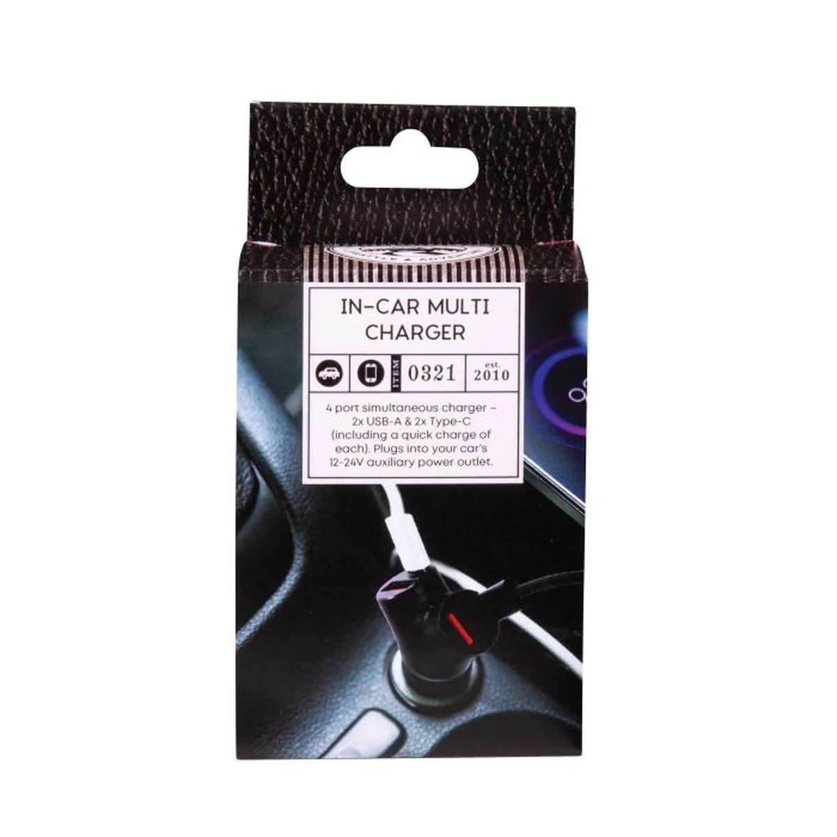 Maverick Multi-Port Car Charger Black - Image 6
