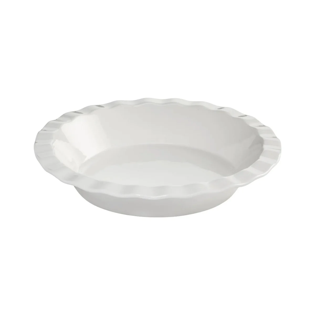 Maxwell & Williams Epicurious Fluted Pie Dish White 25cm - Image 2