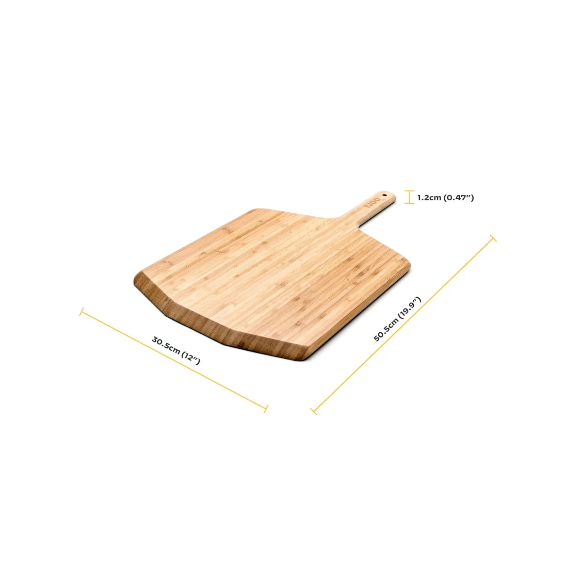 Ooni Bamboo Pizza Peel & Serving Board 30cm - Image 3