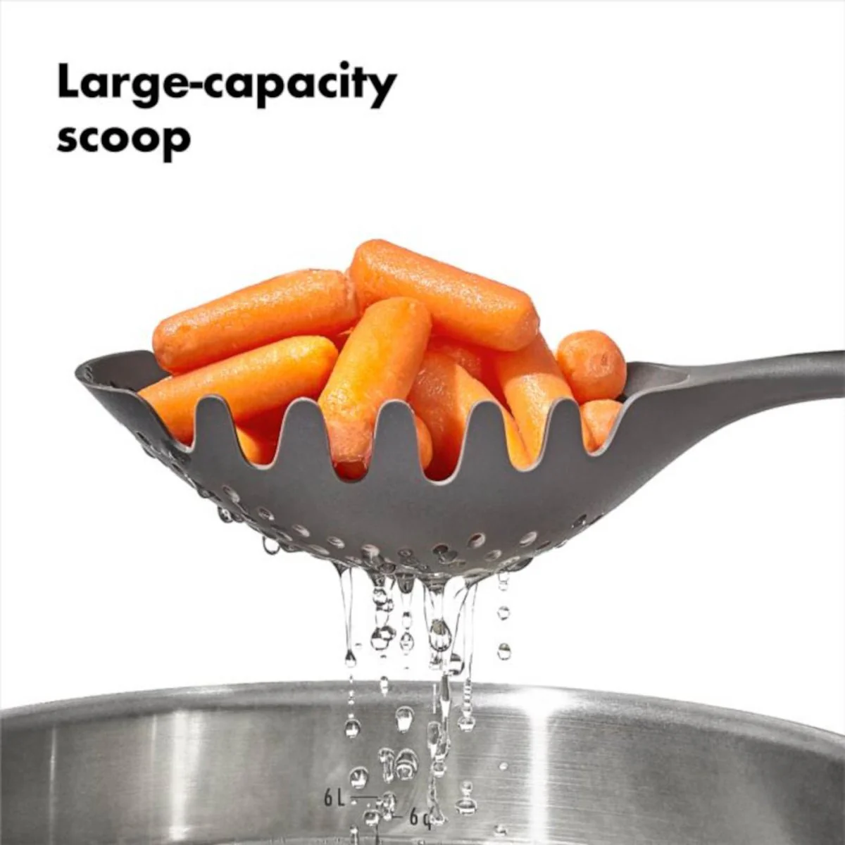 OXO Good Grips Pasta Scoop Strainer - Image 4