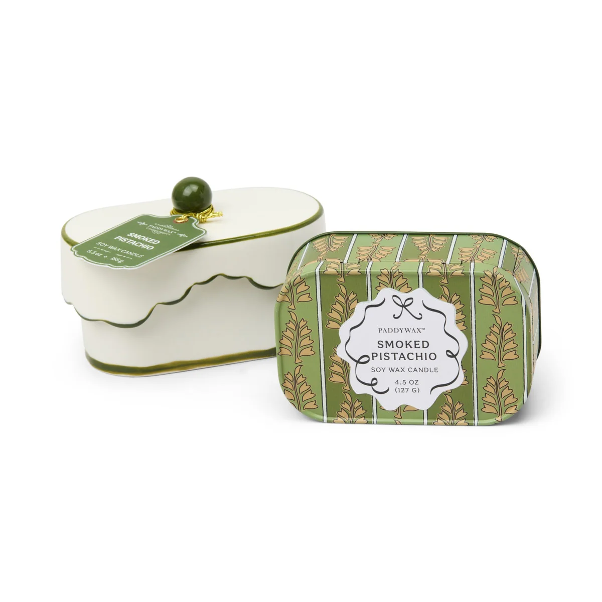Paddywax Cherie Ceramic Candle 155g - Smoked Pistachio - Image 4