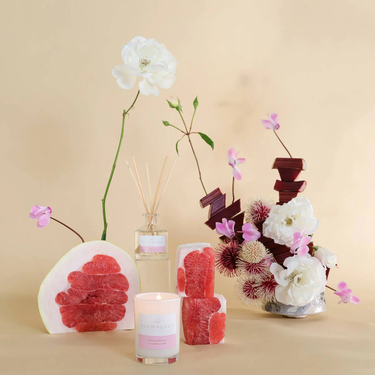 Palm Beach Collection Pomelo & Dewberry Mini Reed Diffuser 50ml - Image 2