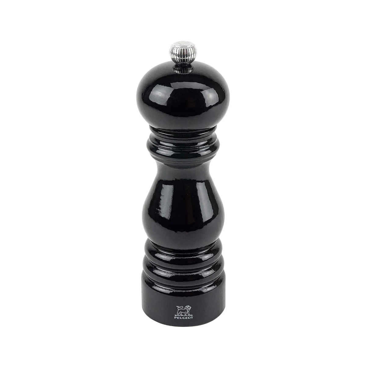 Peugeot Salt and Pepper Mill Duo Black and White Gloss 18cm - Image 3