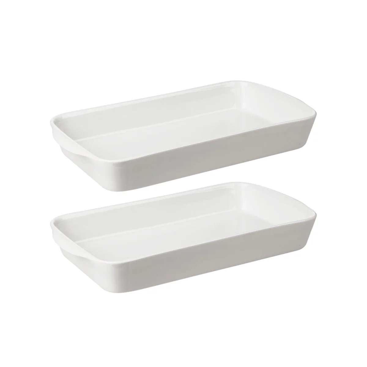Pillivuyt Deep Rectangular Bakers Set of 2 - Image 2
