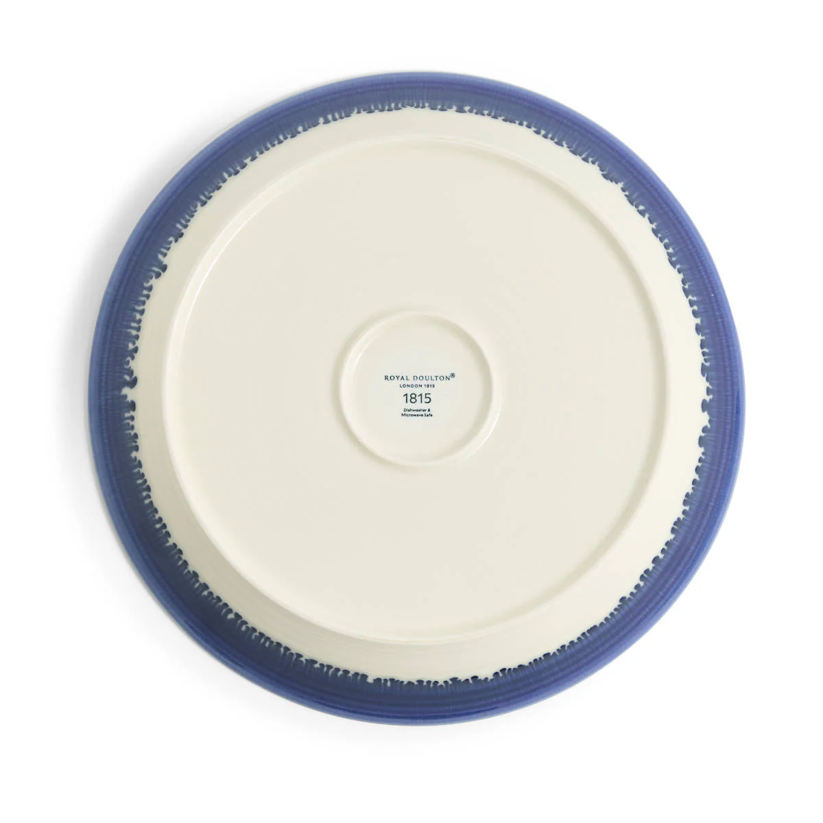 Royal Doulton 1815 Pacific Low Serving Bowl Blue - Image 2