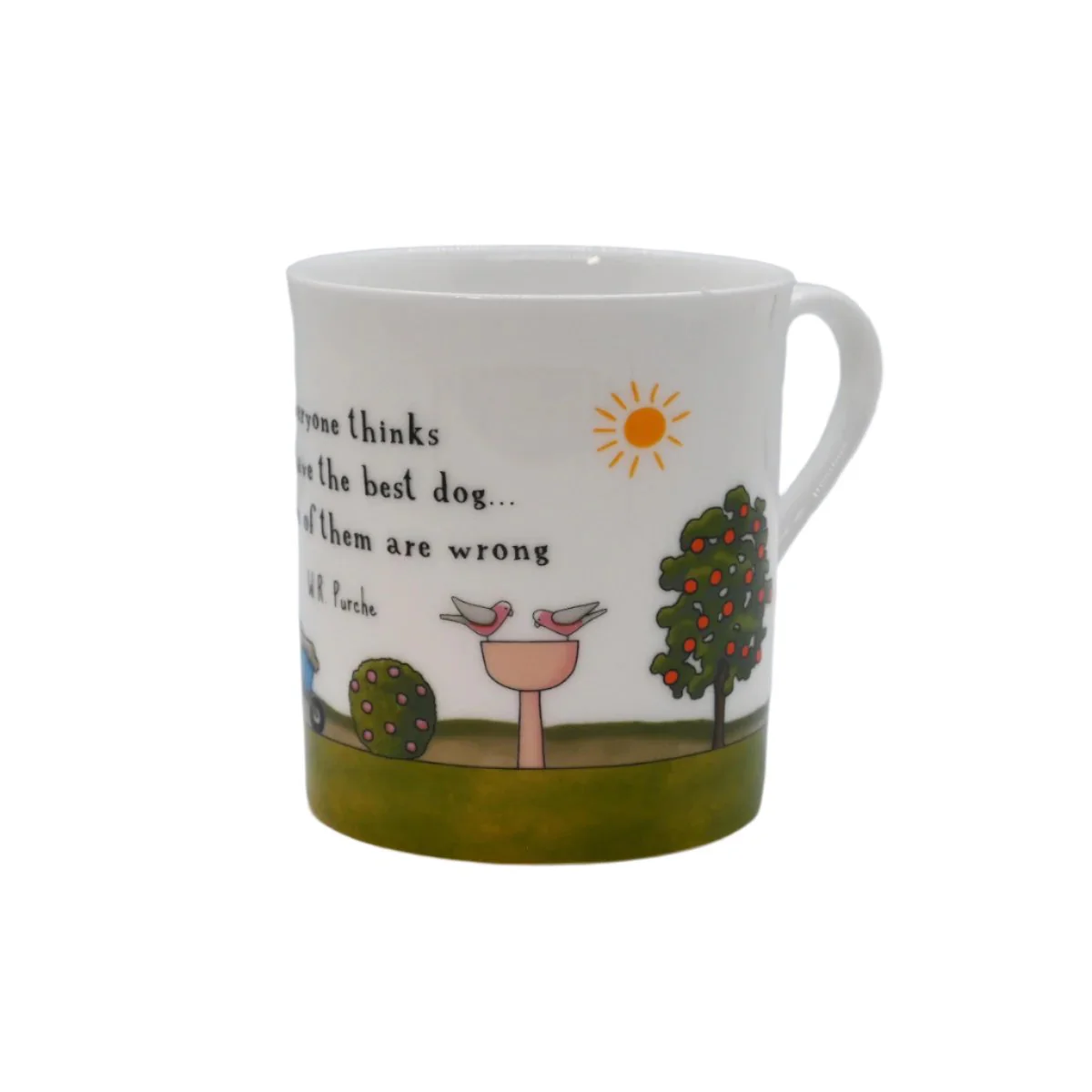 Red Tractor Design The Best Dog Mug 300ml - Image 2
