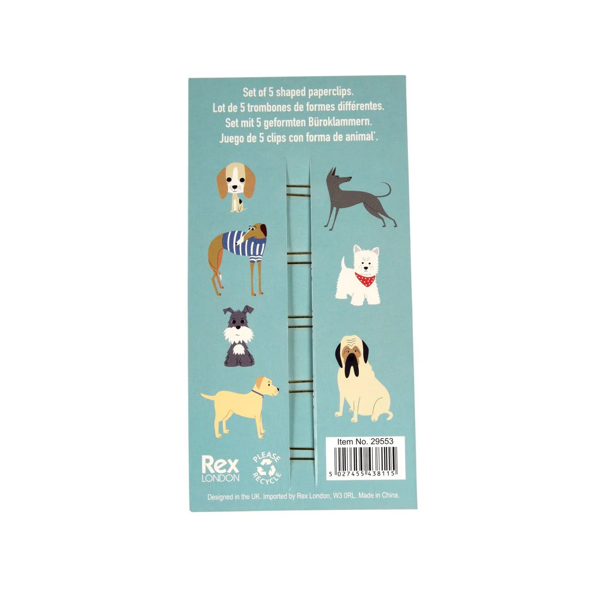 Rex London Dog Paper Clips - Image 3