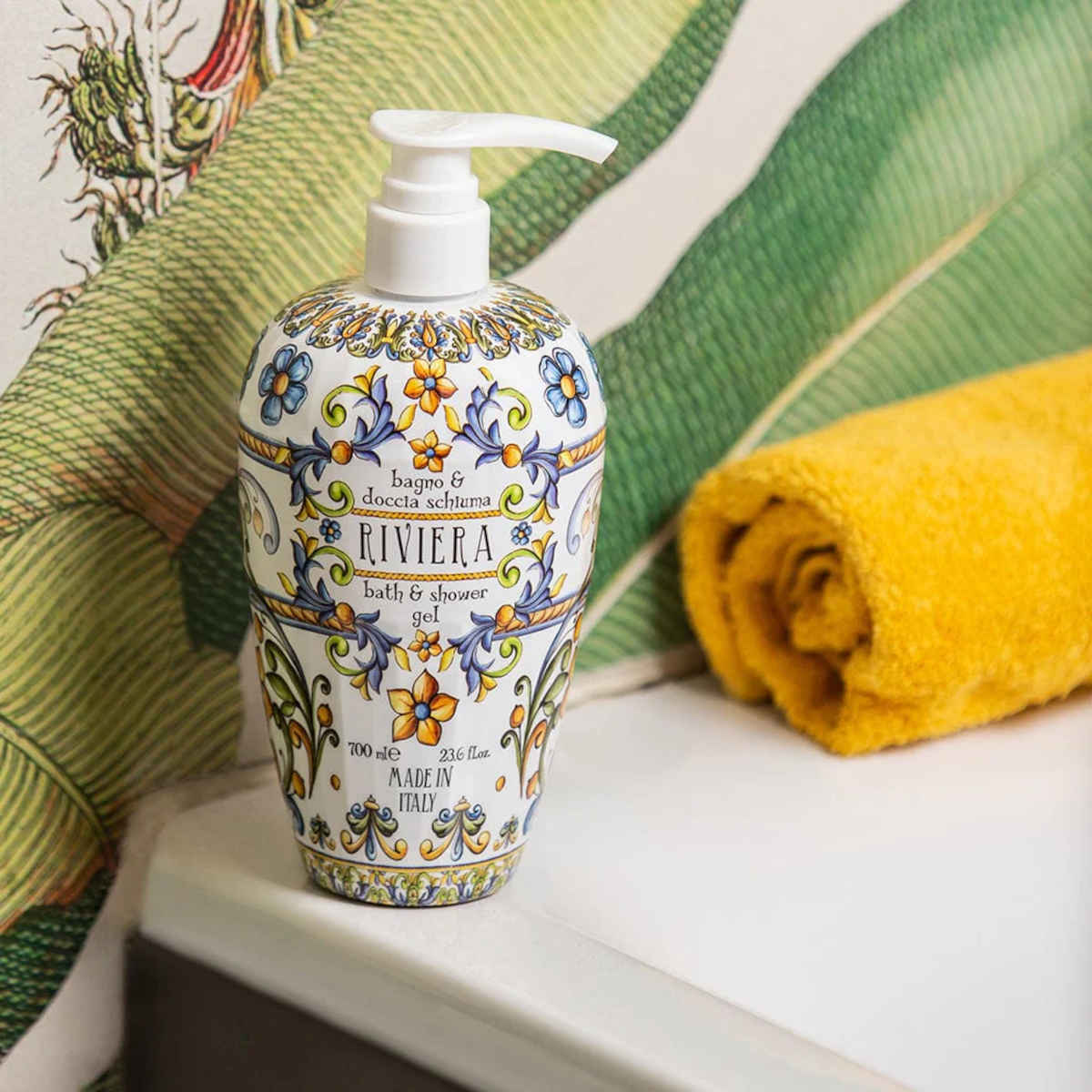 Rudy Profumi Maioliche Riviera Jasmine and Vanilla Body Wash 700ml - Image 3
