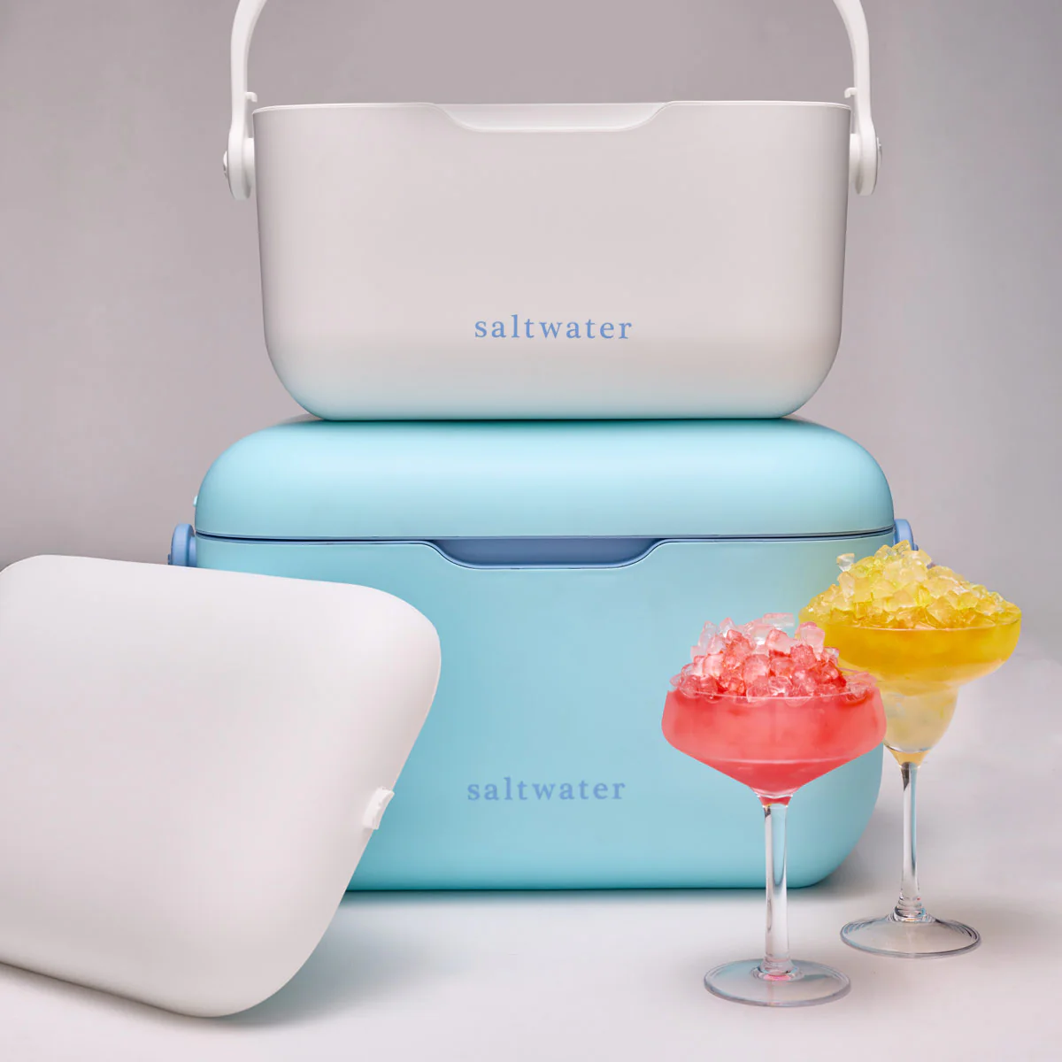 Saltwater Portable Insulated Cooler Box Ice Blue 20L - Image 3