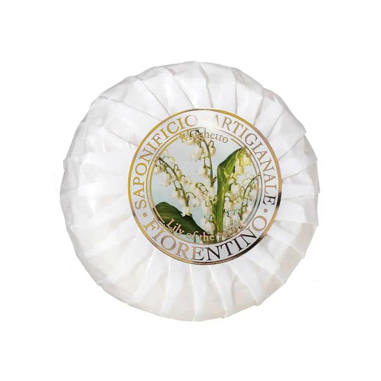 Saponificio Artigianale Fiorentino Lily of the Valley Boxed Soap Round (Set of 3) - Image 4