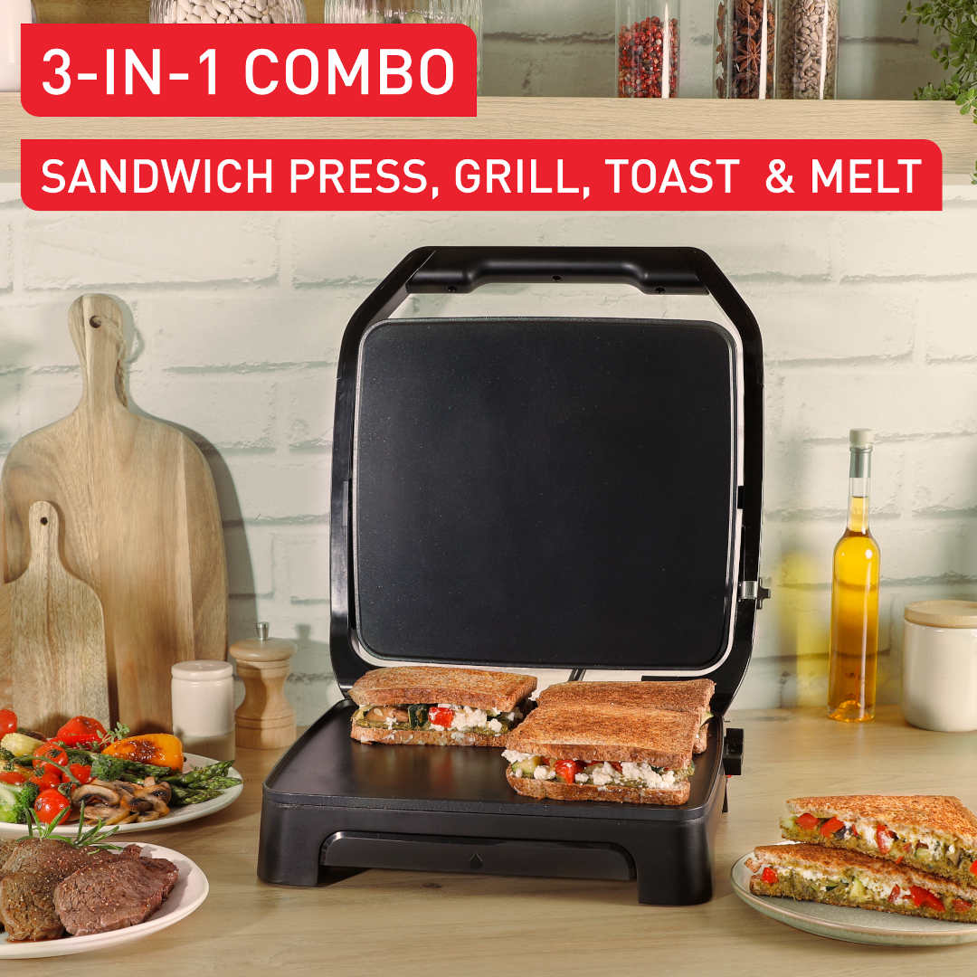 Tefal Inicio 4 Slice Sandwich Press and Grill - Image 7