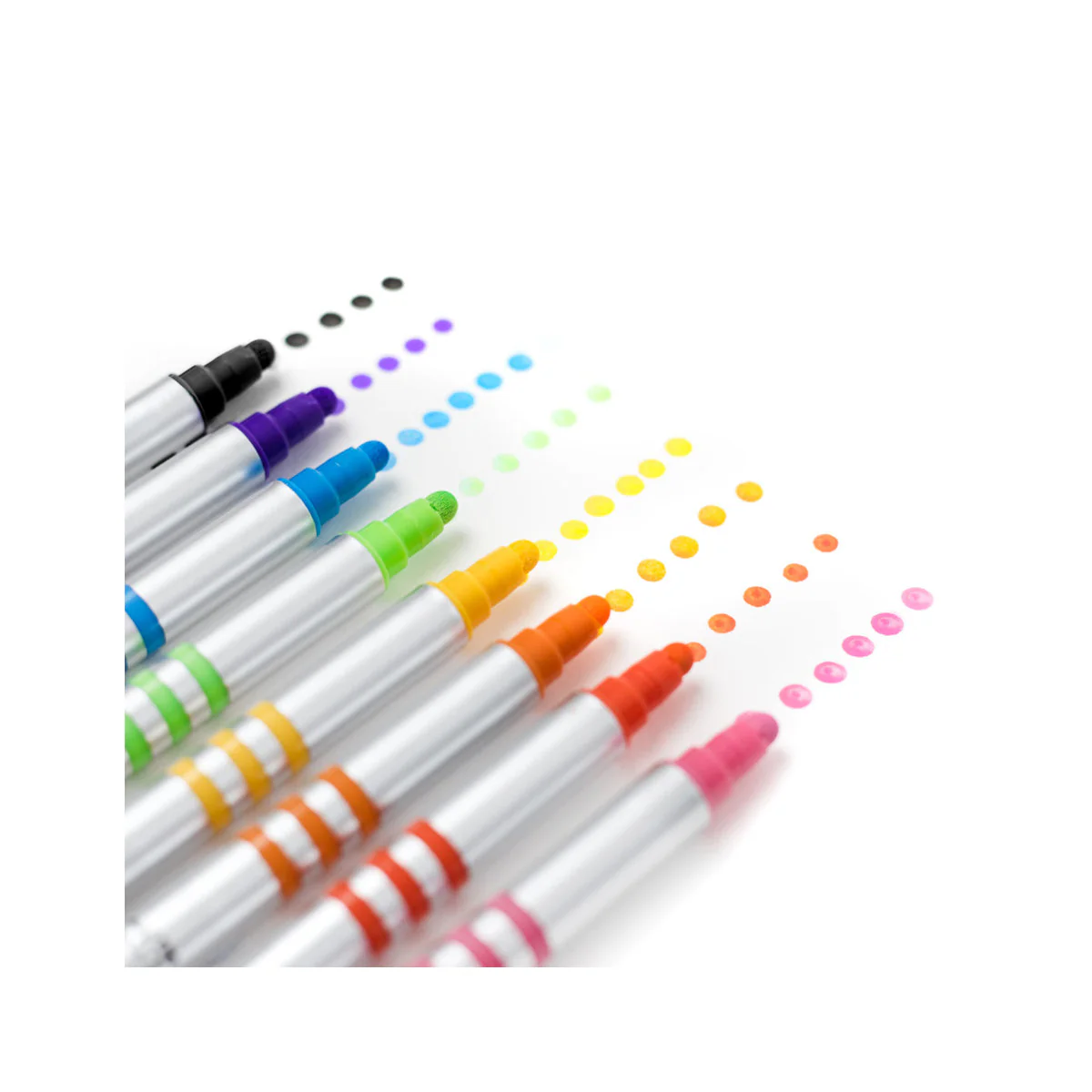 Tiger Tribe Dual Tip Paint Pens (Pack of 8) - Image 2