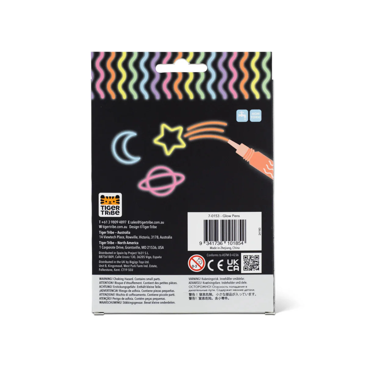 Tiger Tribe Glow Pens Pack of 6 - Image 3