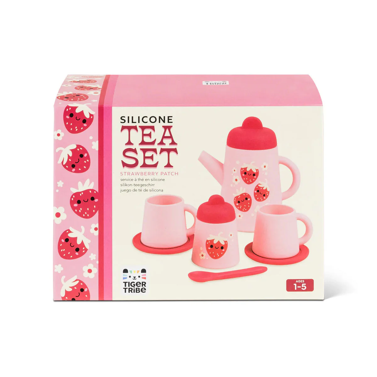 Tiger Tribe Strawberry Patch Silicone Tea Set - Image 2