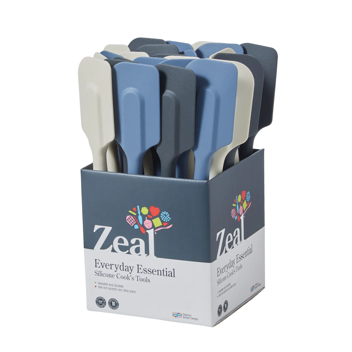 Zeal Cosy Ergonomic Silicone Spatula Assorted (price per item) - Image 2