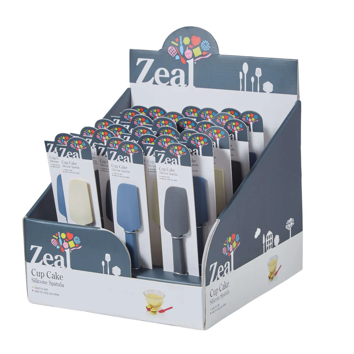 Zeal Cosy Mini Silicone Baking Spatula Assorted (price per item) - Image 2